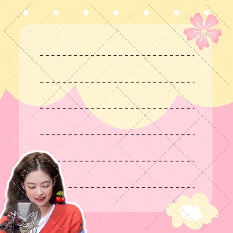 Sẵn giấy note ghi chú Black Pink Lisa, Jenni, Rose, Jiso