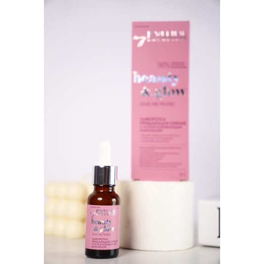 Serum Eveline Give Me More Beauty & Glow dưỡng ẩm và phục hồi, làm sáng da 18ml