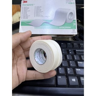 BĂNG KEO LỤA 3M DURAPORE 1538-0 (1.25CM X 9.1M)