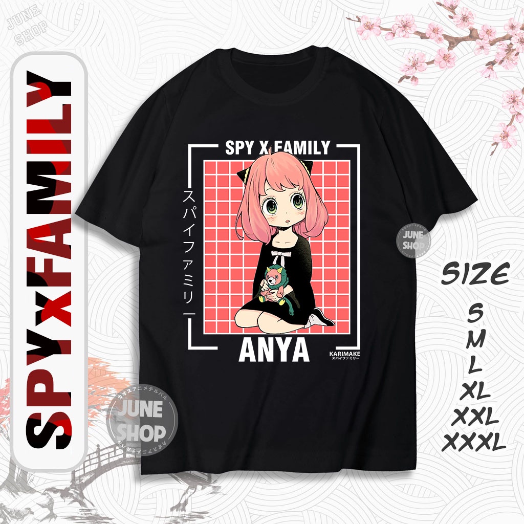 Áo Spy x Family, Áo Anime in hình Anya siêu dễ tương, cute, chất cotton co giãn 4 chiều thoáng mát