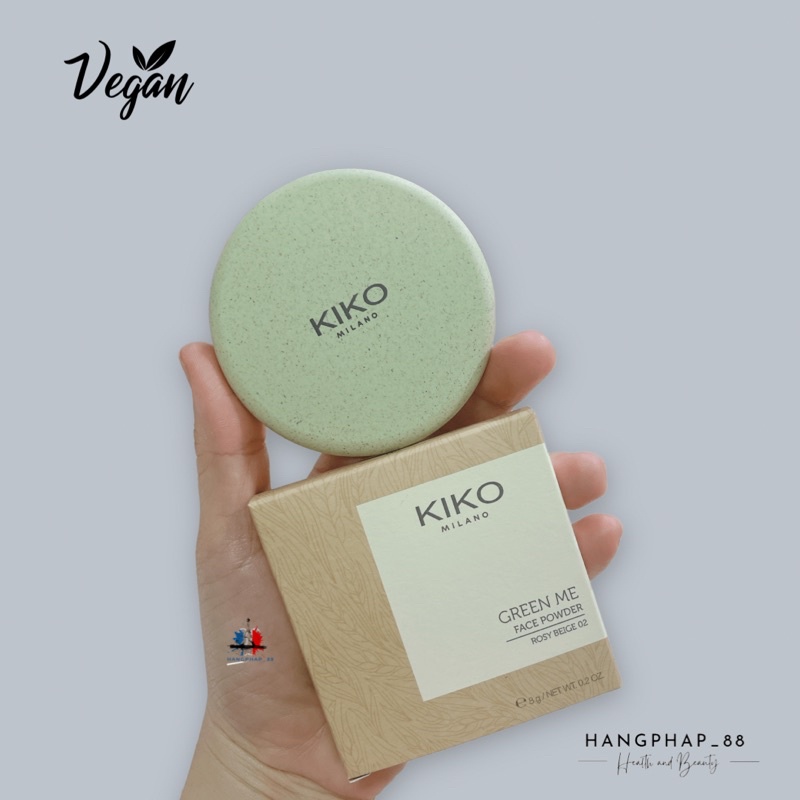 Phấn phủ Kiko hữu cơ Green Me