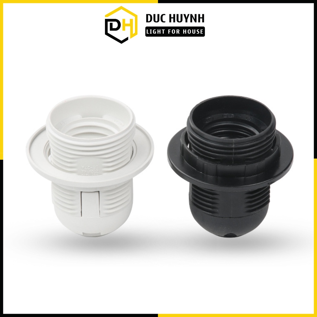 Đui đèn ngủ E27 có sẵn vòng gien giữ chao đèn tiện lợi DN032