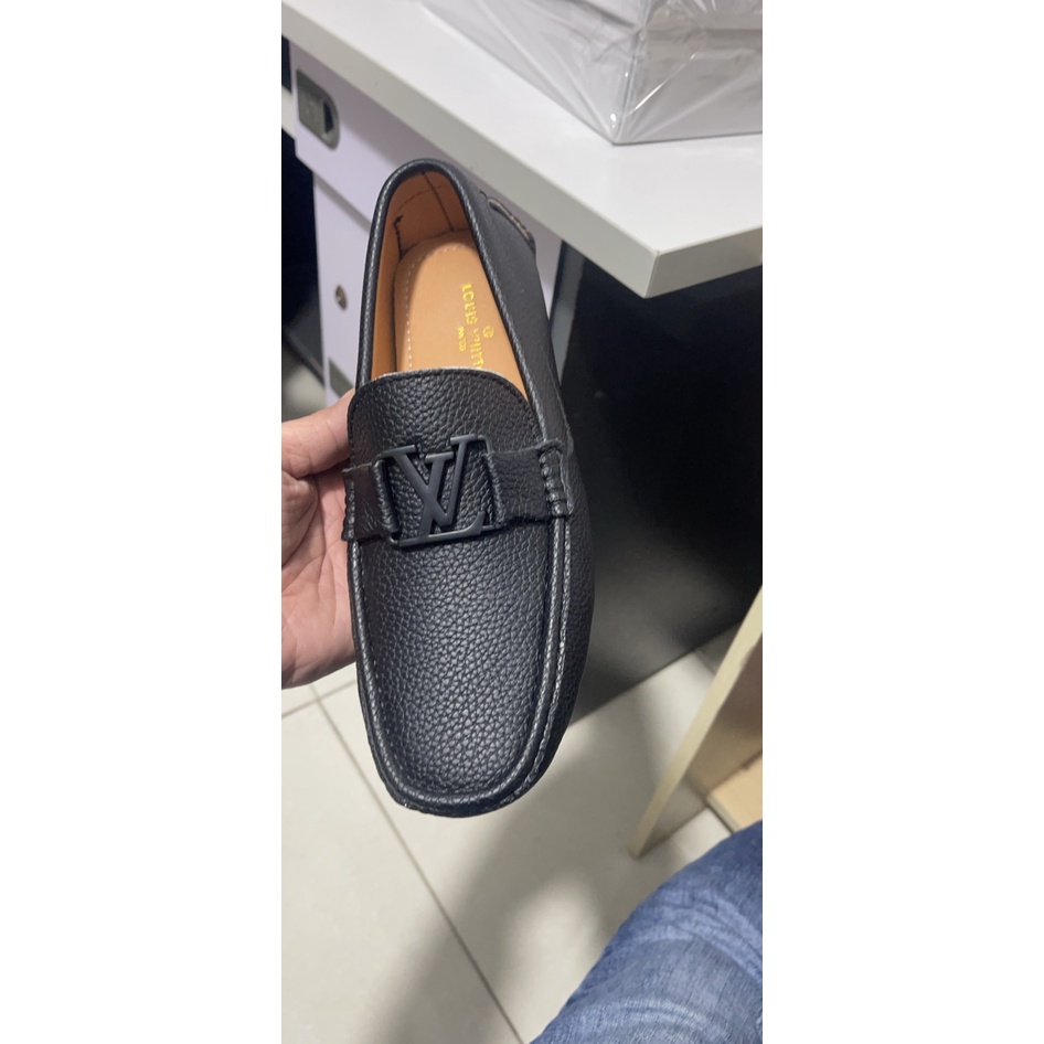 Giày Nam Da Lười LV Cao Cấp Sang Trọng