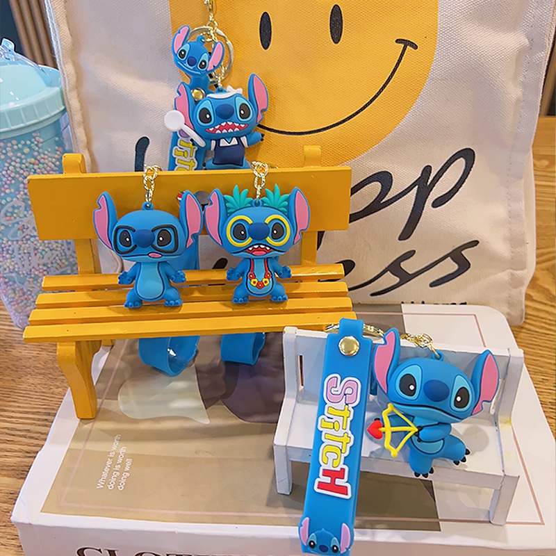 Móc Khóa Hình Nhân Vật Lilo & Stitch Dễ Thương