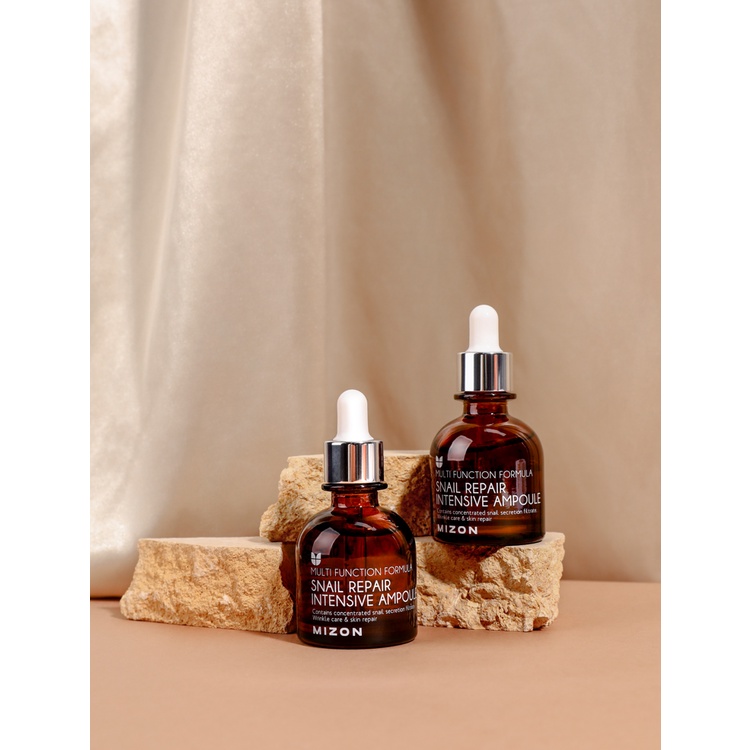 MIZON Snail Repair Intensive Ampoule 30ML / Chứa Thành Phần Ốc Sên Dưỡng Ẩm Làm Săn Chắc Da