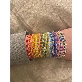 Vòng tay, lắc tay hạt cườm nhiều màu, nhiều mẫu handmade