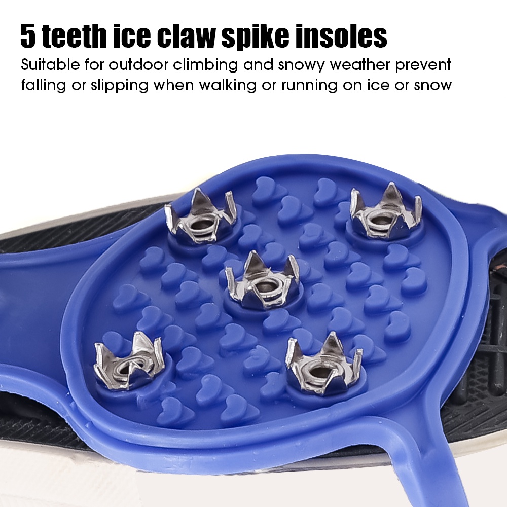Đế Lót Giày Leo Núi Chống Trượt 5 Chỗ 34-45 Phù Hợp Cho Mùa Đông