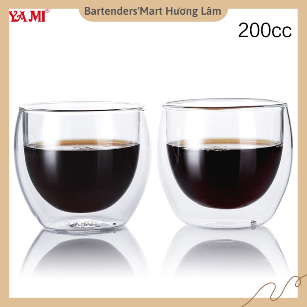 Ly thủy tinh Double Wall Glass 200cc ( 1 cái)