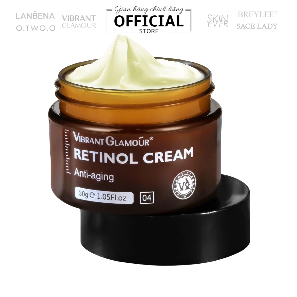 Kem chống lão hóa phục hồi làm trắng da Vibrant Glamour Retinol Cream