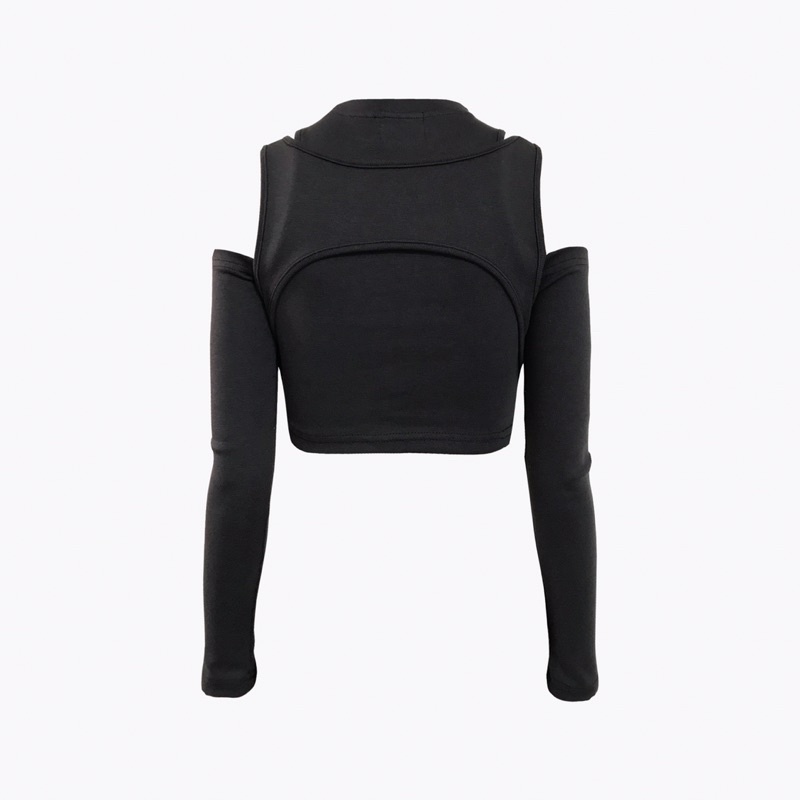 95MILES - ÁO THUN NỮ LAYERED RIG CROPTOP