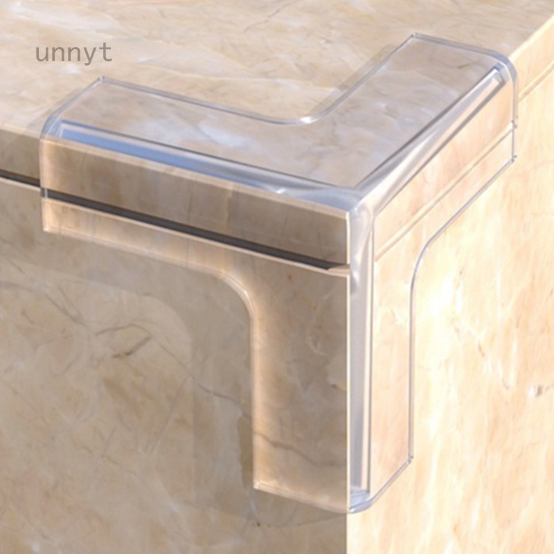 Bộ 4 Miếng Bọc Cạnh Bàn Bằng Silicon Chống Va Chạm Bảo Vệ An Toàn Cho Bé