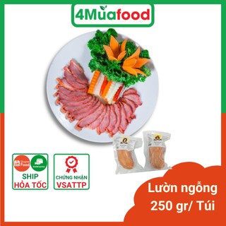 1 Gói Lườn Ngỗng Hun Khói Nga - Dùng chiên nướng áp chảo -  Thực Phẩm 4 Mùa - 4Muafood