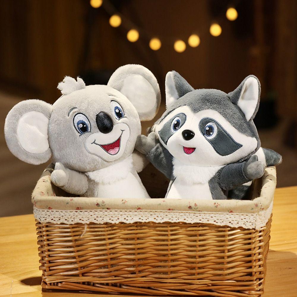 ANEMONE Đồ Chơi Nhồi Bông Hình Chú Sóc Dễ Thương Độc Đáo Trang Trí Nhà Cửa