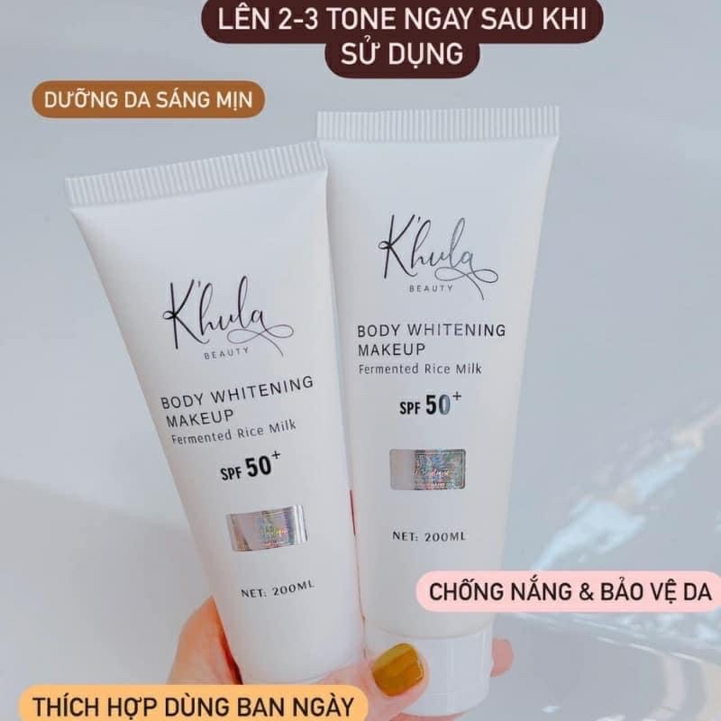 Combo 1 Kem body nâng tone cấp tốc ,1 kem body dưỡng trắng cấp ẩm, chống nắng
