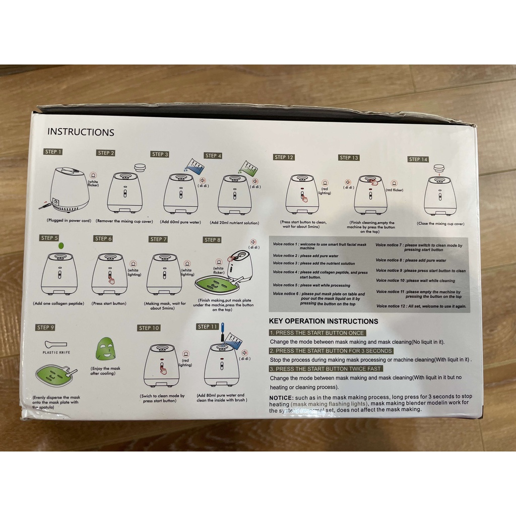 Hàng Walmart Mỹ: Máy làm mặt nạ trái cây Bio Face, vệ sinh tự động