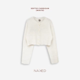 Áo len lông thỏ cài khuy Naked by V - Softie Cardigan
