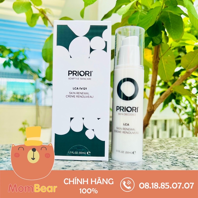 Kem Dưỡng Phục Hồi, Tăng Cường Sản Xuất Collagen, Dưỡng Ẩm Sâu-Priori LCA Fx121 Skin Renewal Crème 50ml
