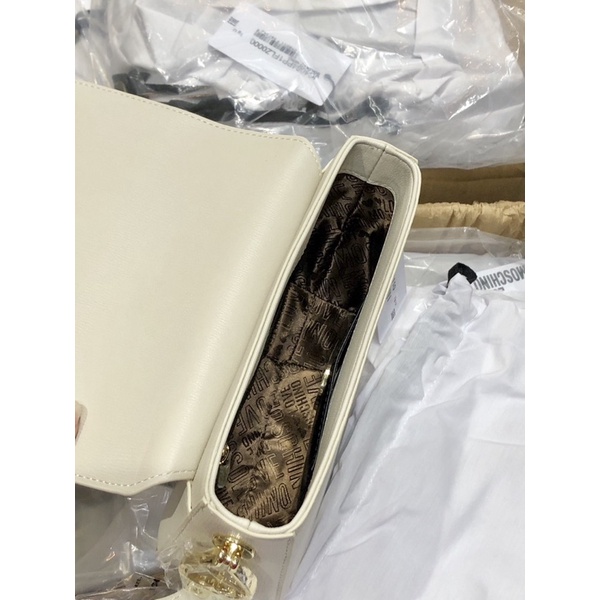 Túi Đeo Chéo Da Thật Moschino Love Fancy Bay