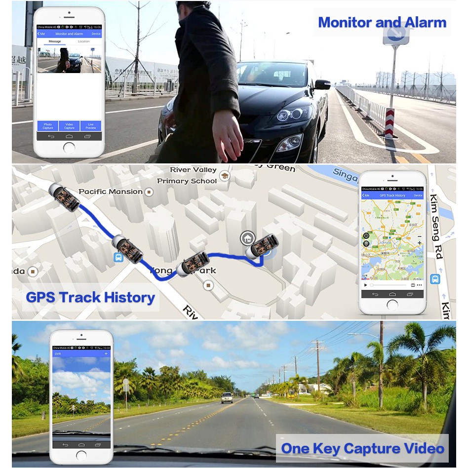 CAMERA HÀNH TRÌNH GƯƠNG Z55 CẢNH BÁO DẪN ĐƯỜNG GIẢI TRÍ ANDROI PRO