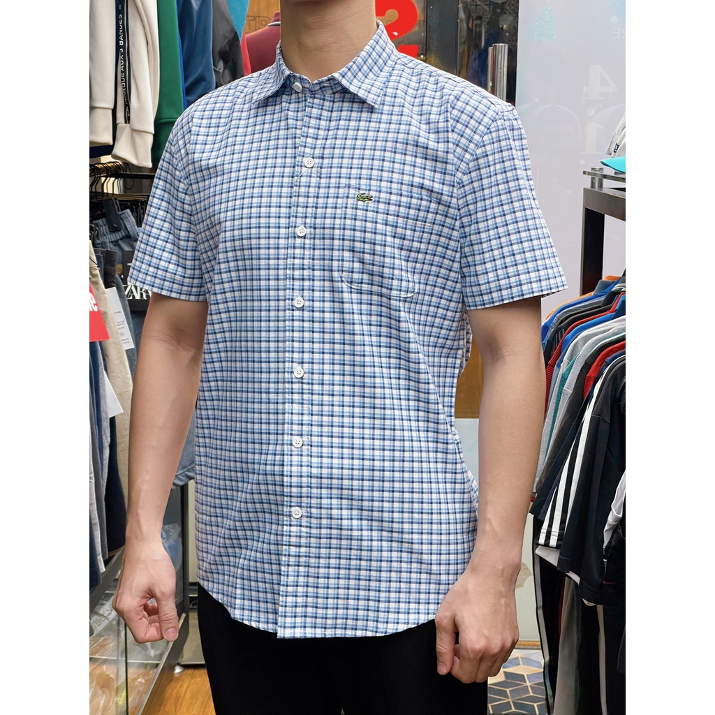 Áo Sơ Mi Lacos Caro Mẫu Văn Phòng Lịch Lãm, Thời Trang Size S (53-58KG) / M (60-68KG) / L (70-78KG)