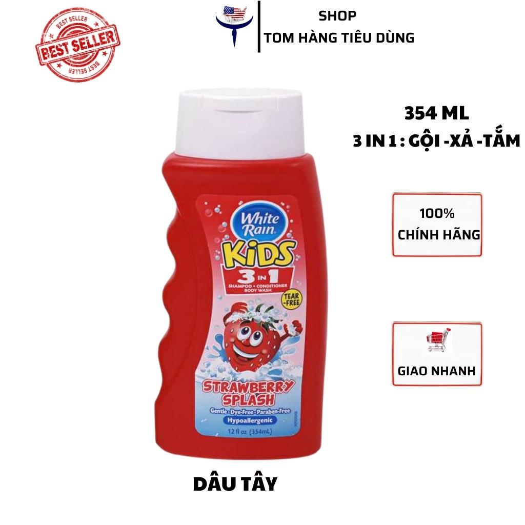 Sữa tắm cho bé White Rain Kids 3in1 354ml