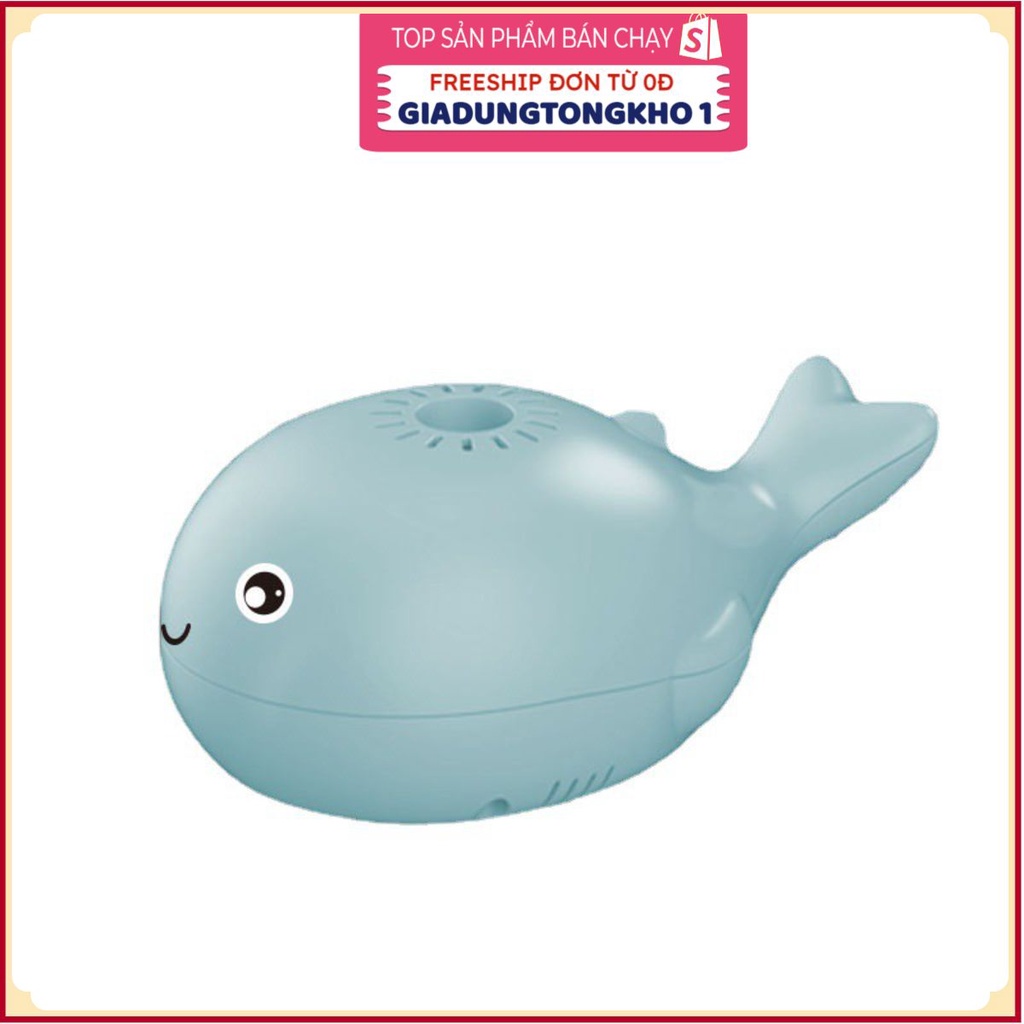 (Bán Buôn Sỉ) Đồ chơi cá heo thổi bóng siêu dễ thương kèm quạt cá heo mini cho bé T2