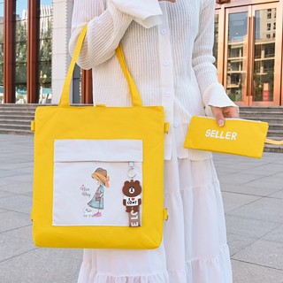 Túi Tote Bag Gấu Thỏ canvas