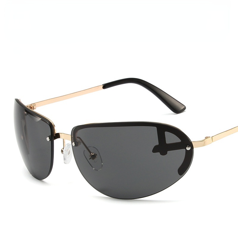 Kính Mát Gọng Kim Loại Thời Trang Cho Nam / Nữ