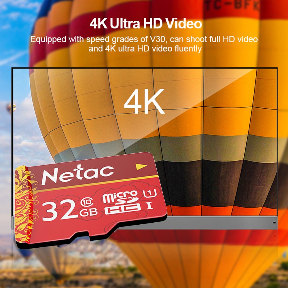 Thẻ Nhớ Netac Micro SD U1 C10 512GB 256GB 128GB TF