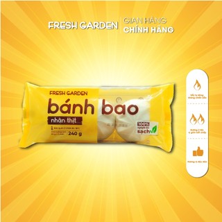 Bánh Bao Nhân Thịt FRESH GARDEN Giàu Dinh Dưỡng Thơm Ngon Đậm Vị Phù Hợp Với Mọi Lứa Tuổi 240g