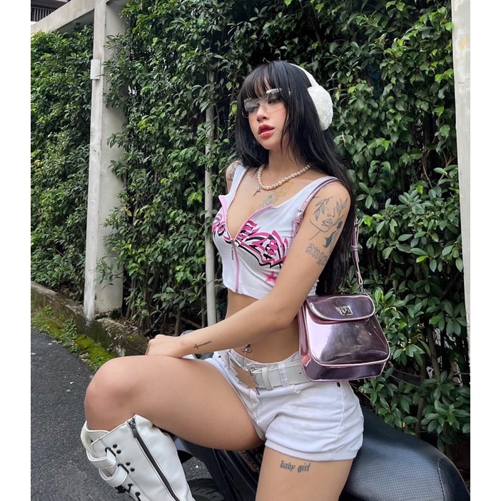 Áo ✮𝐏𝐇𝐎𝐄𝐍𝐈𝐗✮ babi Crop