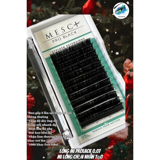 Mi nối siêu đen mi chồn Problack C, Cc, D, U 0.07