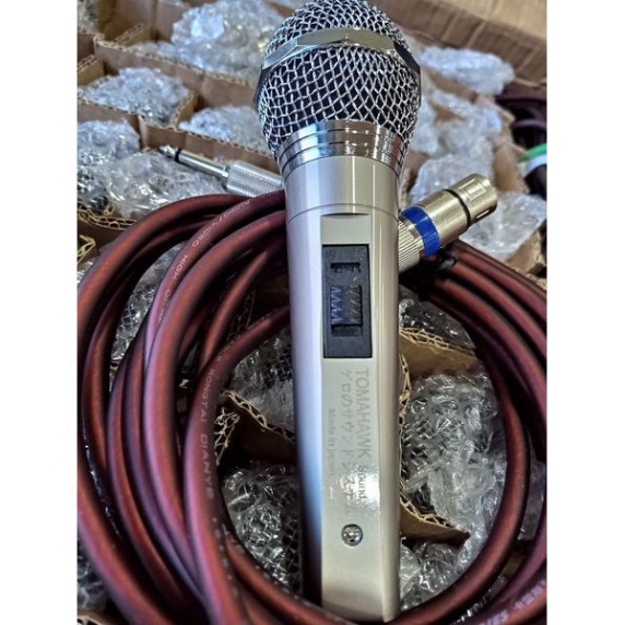 Micro có dây cao cấp TOMAHAWK - hàng nhật Chính Hãng - chống hú , hút mic - new 2022 - Gia Khang Shop
