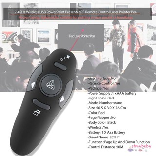 Bút trỏ Powerpoint Clicker USB Wireless Presenter [O/11]