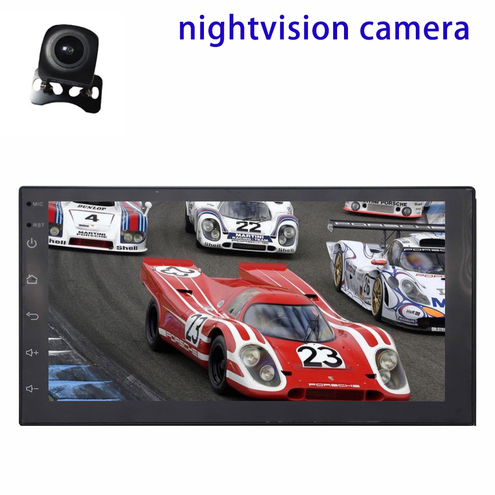 7 inch Màn hình DVD xe hơi Android  cho xe hơi Kết nối WiFi Internet Điều hướng Camera lùi Giải trí đa phương tiện AHD