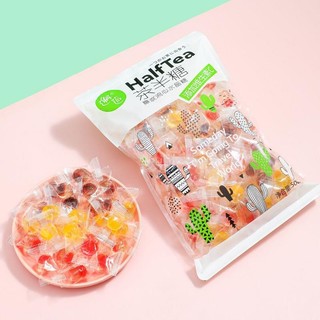 Kẹo dẻo nhân chảy vị Hoa quả Half Tea 500g