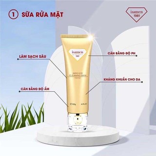 Sữa Rửa Amino isamen - 120g (Amino Acid Cleansing Skin Cleanser)