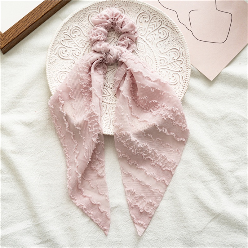 Dây Cột Tóc Vải Thắt Nút Dễ Phối Đồ Dành Cho Nữ