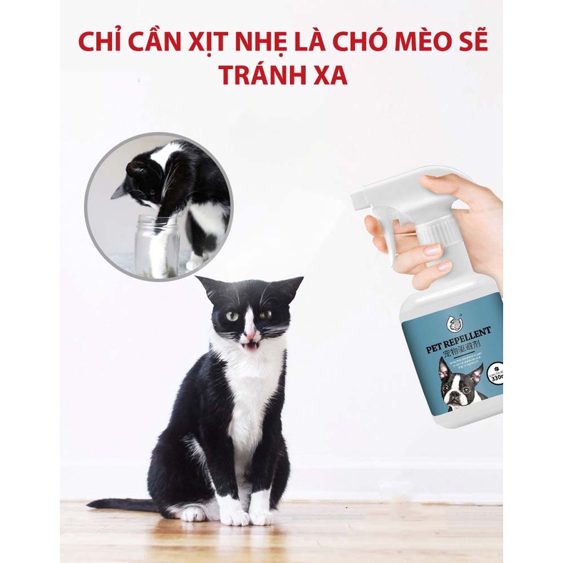 XỊT NGĂN CHẶN CHÓ, MÈO PHÓNG ẾU BỪA BÃI,CẮN PHÁ BỪA BÃI  - CHÍNH HÃNG
