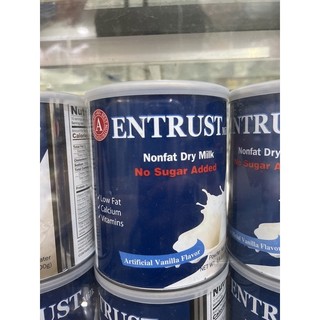 Sữa bột không đường Entrust Hộp 400g của Mỹ - Dành cho người bị tiểu đường