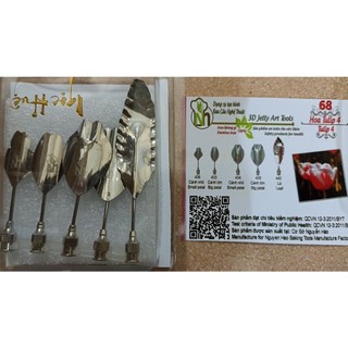 Kim làm thạch rau câu 3D inox 304 Ngọc Huệ hoa tulip
