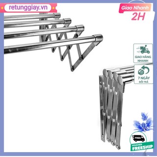 Giàn phơi inox thông minh tặng 10 móc quần áo Prota
