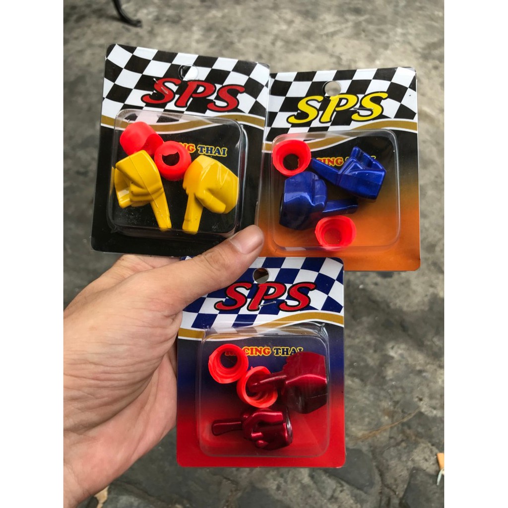 Bộ 2 cái Chụp Van Vòi Cho Xe Máy Kiểu Ngón Tay Nhiều Màu, gắn được cho mọi loại xe