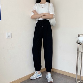 Quần Jogger Lưng Cao Plus Size Cho Nữ