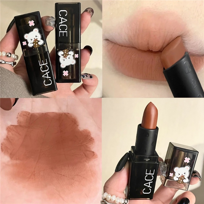 1 Son Môi Dưỡng Ẩm Chống Nước Lâu Phai Chống Dính Thiết Kế Dễ Thương