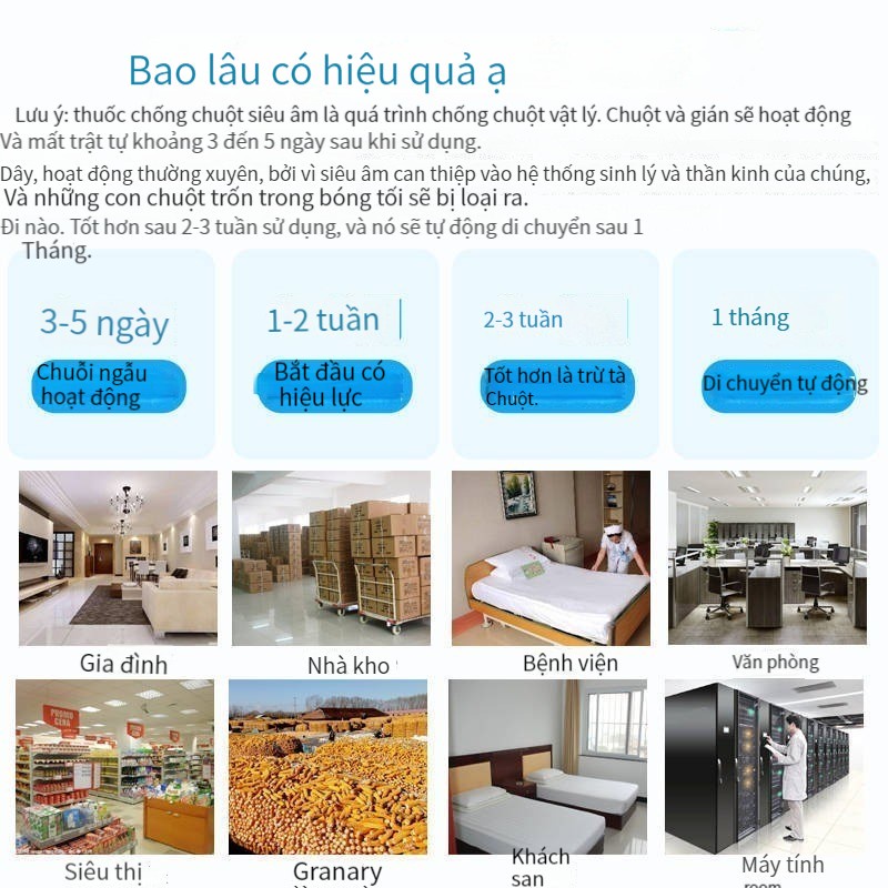 Máy Bắt Muỗi Bằng Sóng Siêu Âm Công Suất Cao Tiện Dụng Cho Gia Đình
