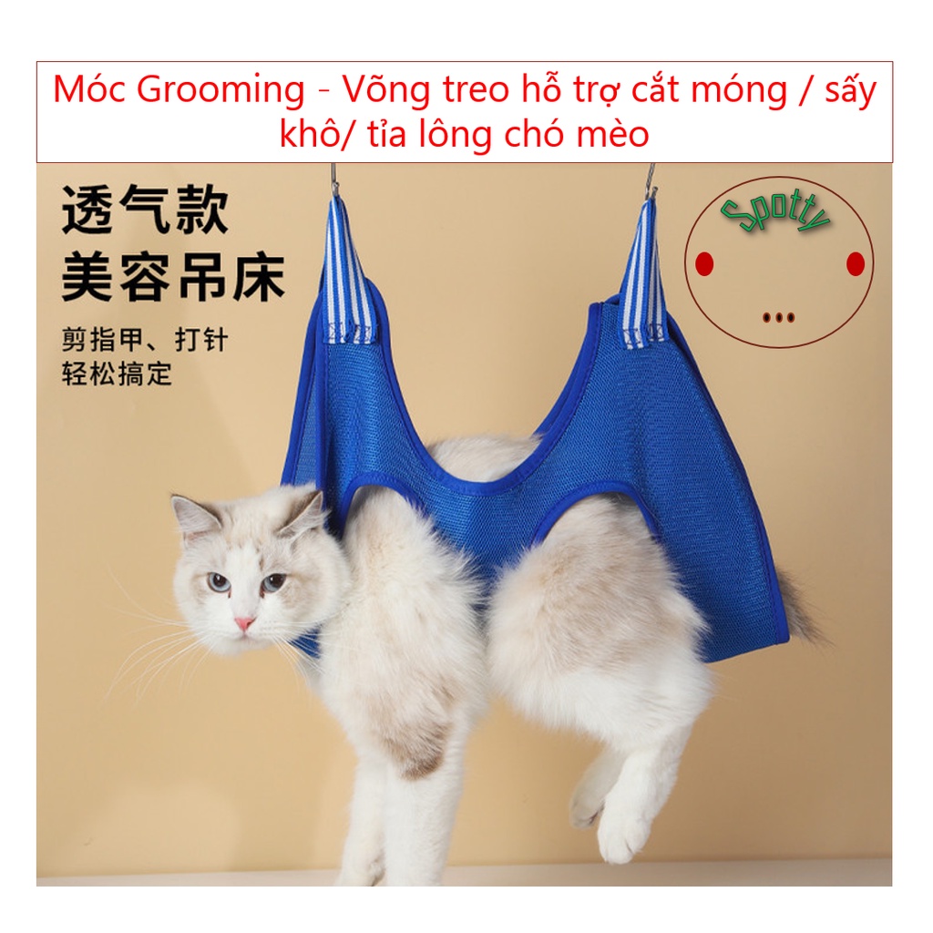 Móc Grooming - Võng treo hỗ trợ cắt móng / sấy khô/ tỉa lông chó mèo