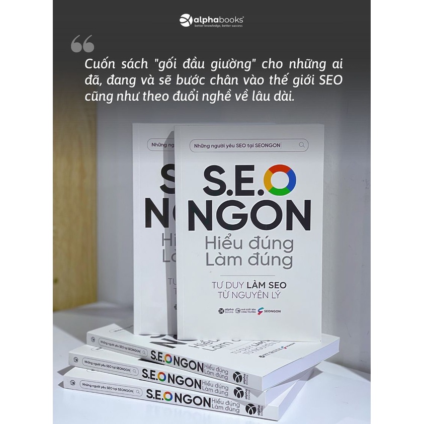Sách - S.E.O NGON Hiểu Đúng Làm Đúng - Tư Duy LÀM SEO Từ Nguyên Lý