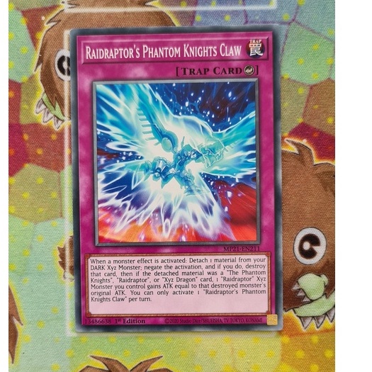 Thẻ Bài Yugioh Mint90 Trap Raidraptor's Phantom Knights Claw - MP21-EN211 - Common