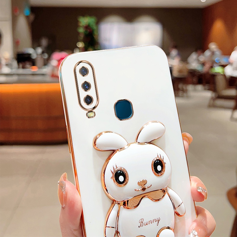 Ốp Điện Thoại Giá Đỡ Hình Thỏ Cho Vivo 1901 1902 1903 1904 1906 1916 1915 1941 1818 1819 1938 1935 1907 1920 1919